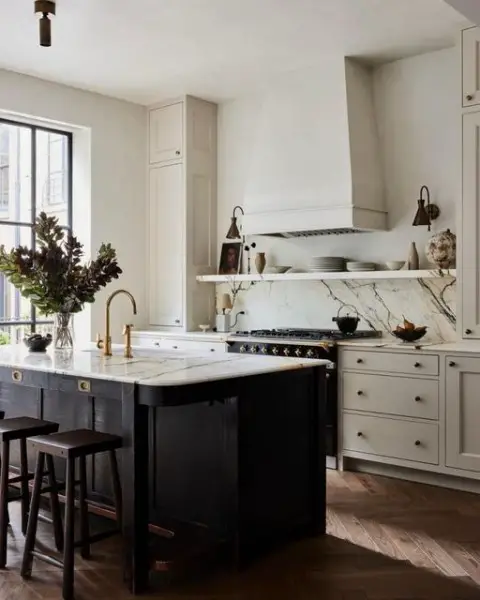 Frances Loom on Instagram: "When it Comes to Kitchens, the Islands Keep Getting All the kitchen with island and dining table