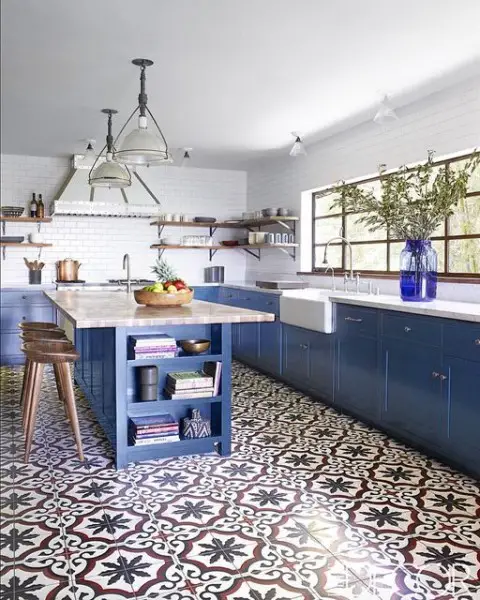 Granada Tile kitchen with tile flooring