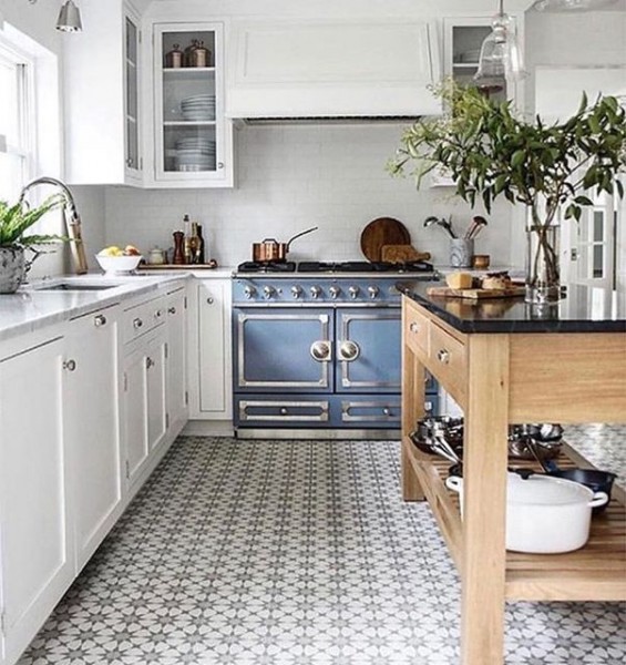 Sochic Decor kitchen with tile flooring