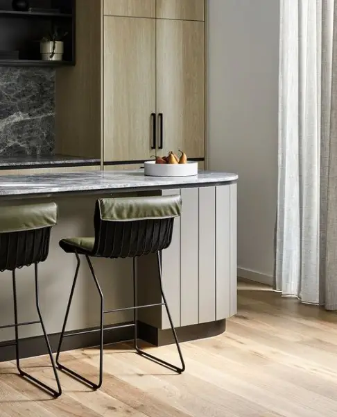DOMO Collections. leather kitchen barstools