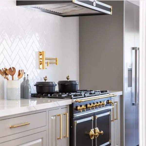 Kitchens of Instagram kitchen with black appliances