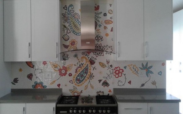 Kitchen Mosaic Backsplash kitchen with mosaic tiles