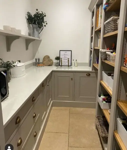 Charlotte's Pantry kitchen with pantry