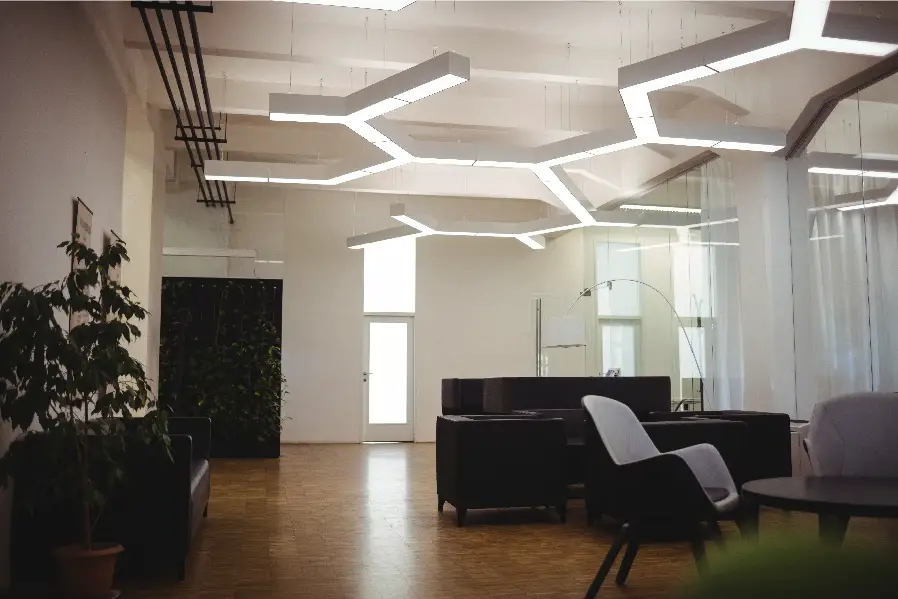 modern office lighting