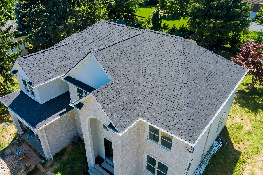 new roof asphalt shingles