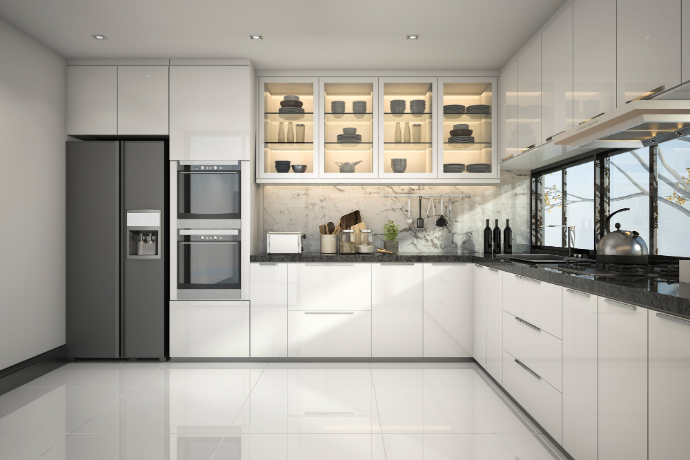 Framed Cabinetry in kitchen