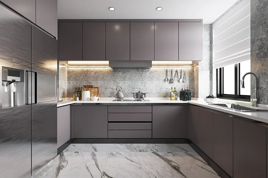 gray kitchen