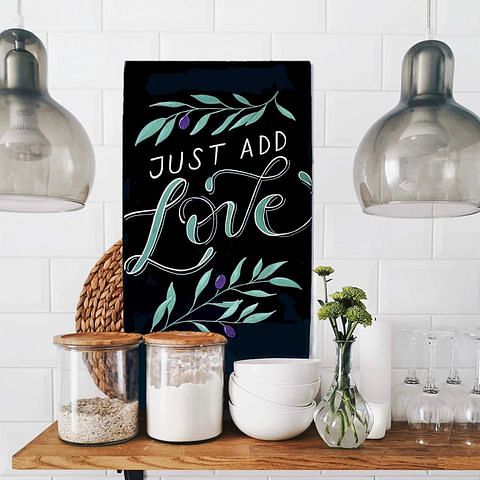 Charming And Artistic: Kitchen Chalkboard Decoration Ideas With Securit Lettering kitchen chalkboard