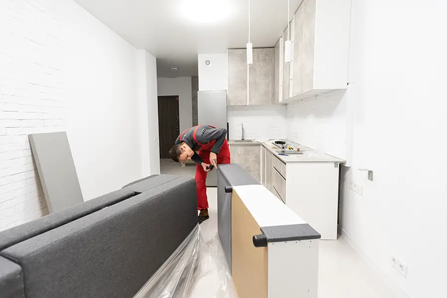install kitchen furniture