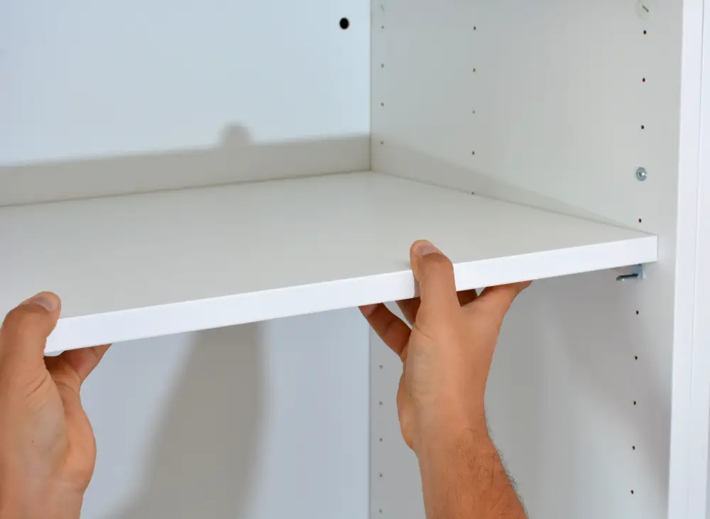 Adjustable Shelving in Cabinets