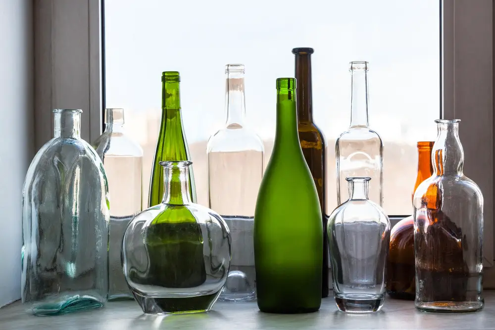 Kitchen Window sill Wine Bottle Vases