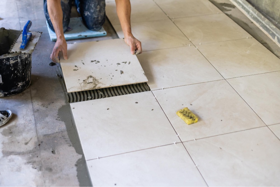 floor tile repair