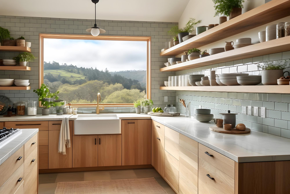 Open Shelving Kitchen 