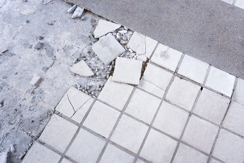 Damaged Tiles