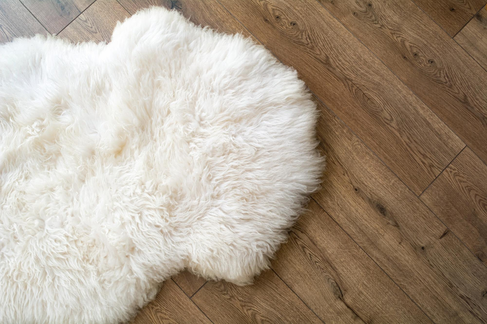 Faux Fur Accent Mat