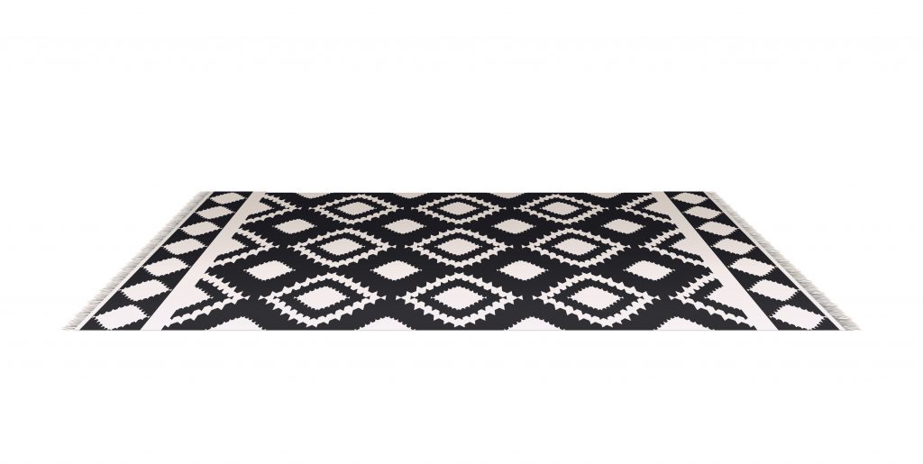 Geometric Patterned Low-pile Rugs