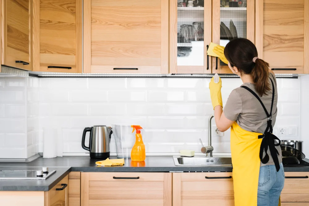 Kitchen Cabinet Sanitizing