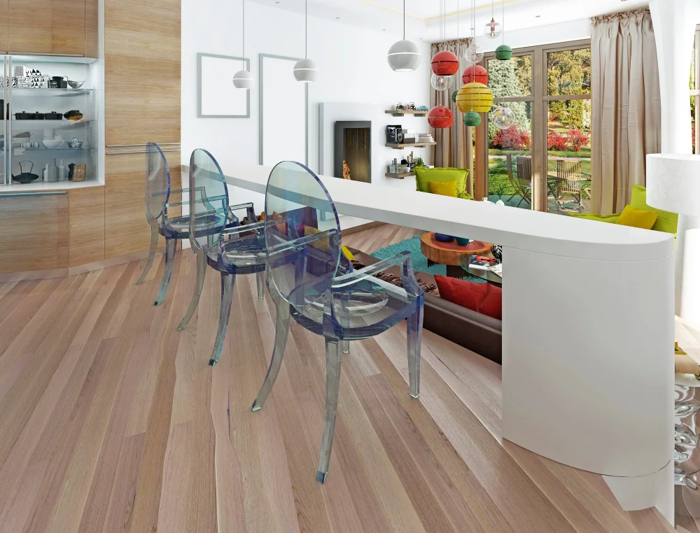 Transparent Chairs Kitchen