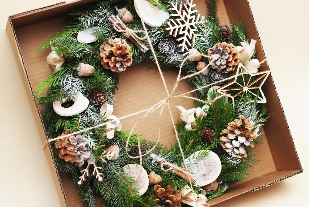 Wreaths in box