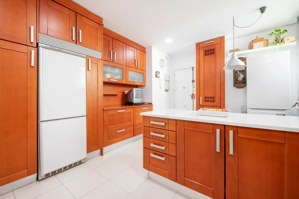 cherry cabinets kitchen