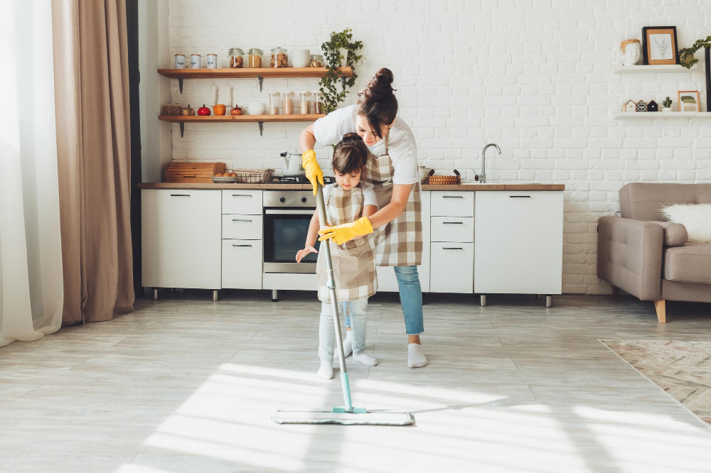 clean home kitchen