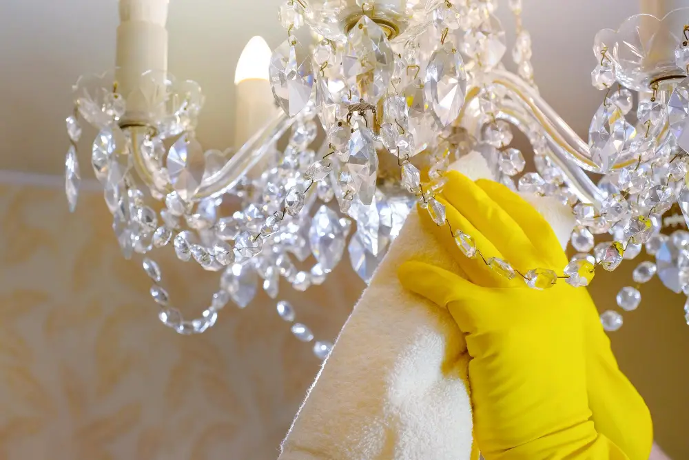 house Chandelier cleaning