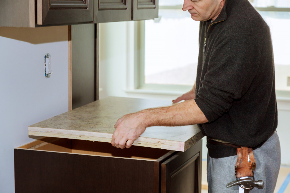 install countertop