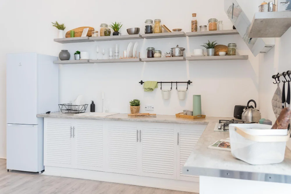 kitchen corner shelf