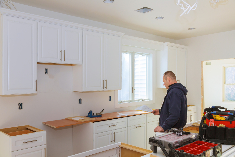 kitchen island assembly