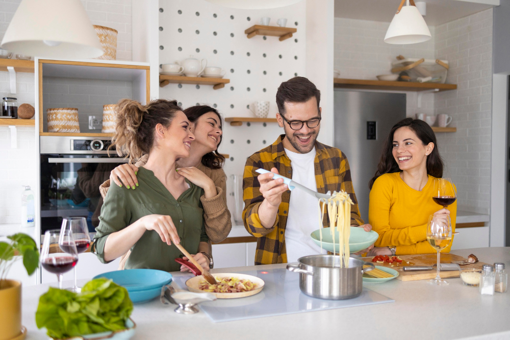 kitchen meal preparation