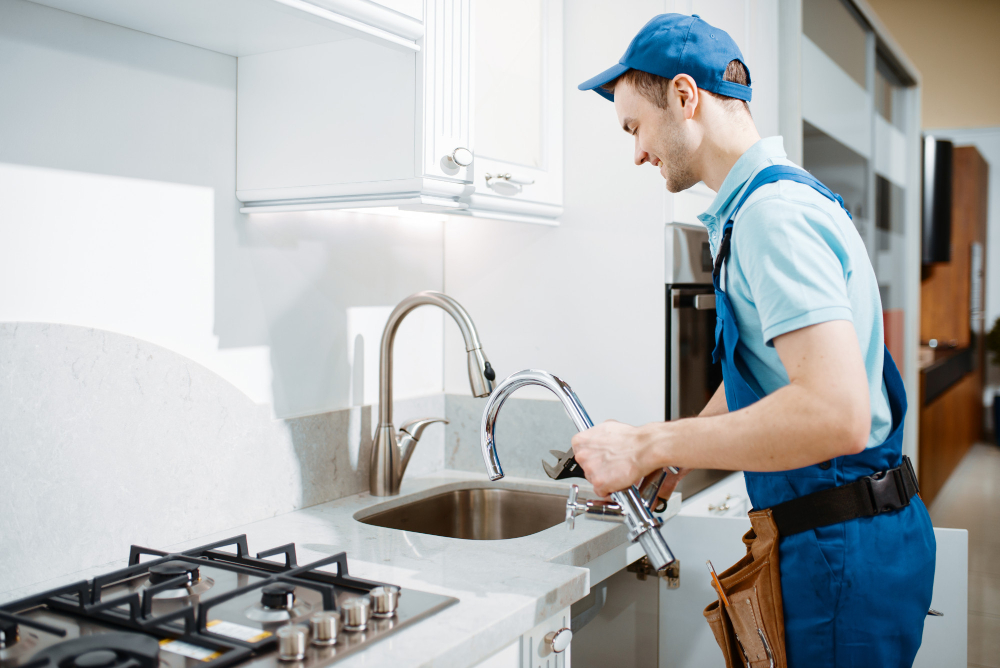 replacing old faucet