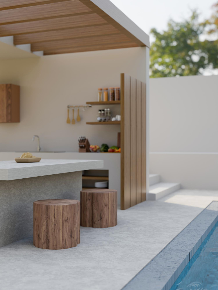 sink outdoor kitchen