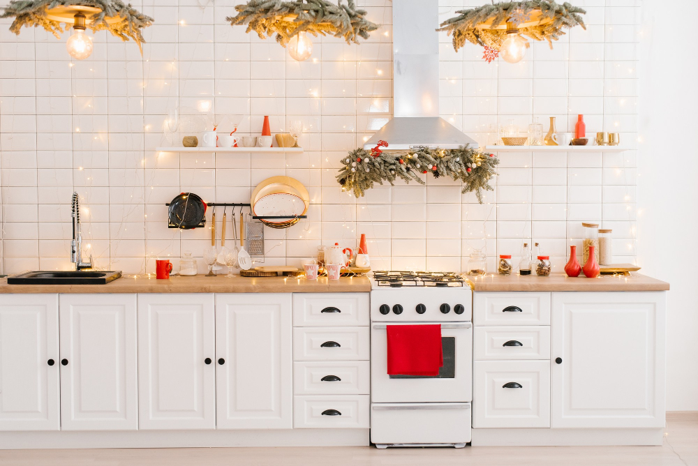 warm white kitchen lights