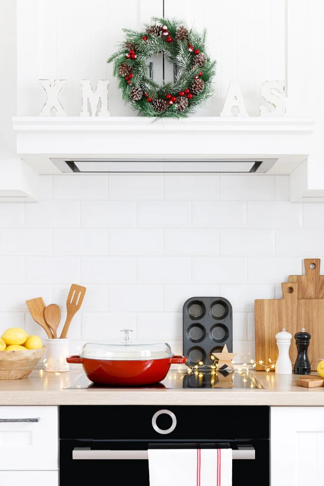 How to Hang Wreaths On Kitchen