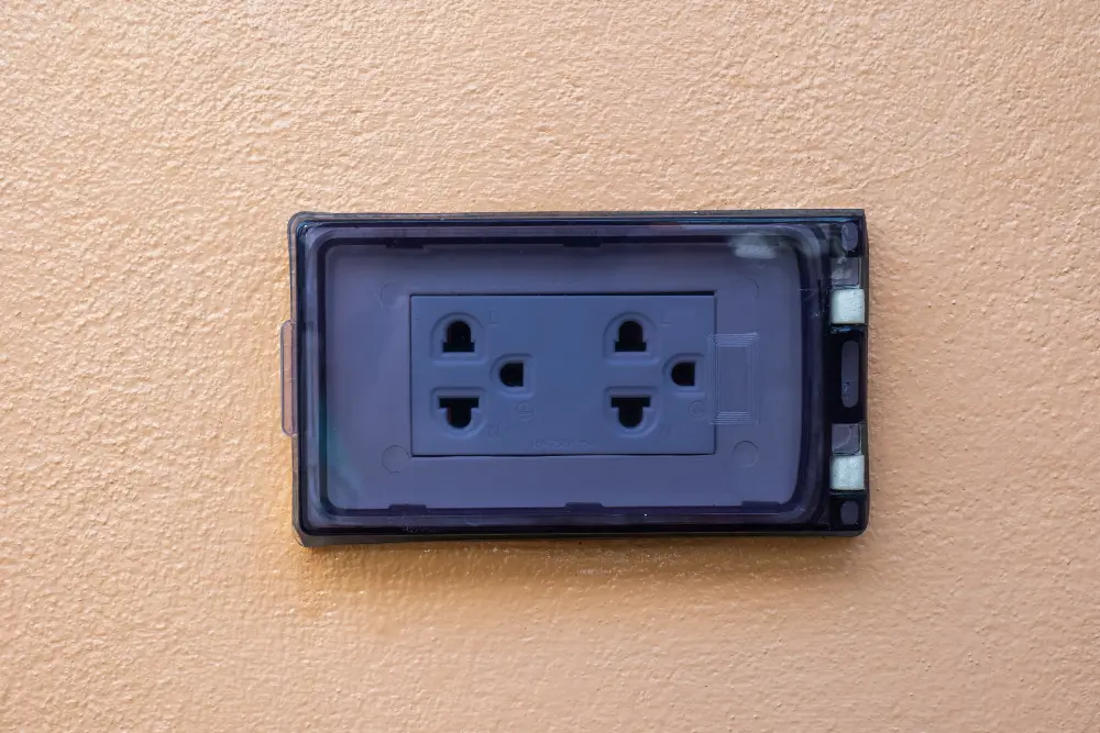 Colored outlet
