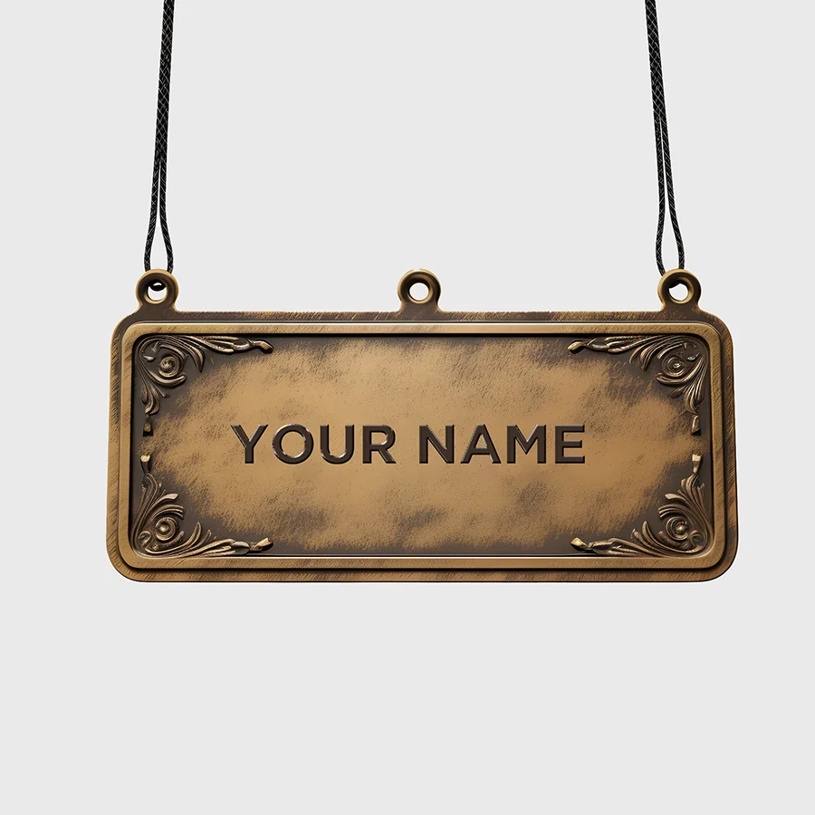 Family Name Plaque