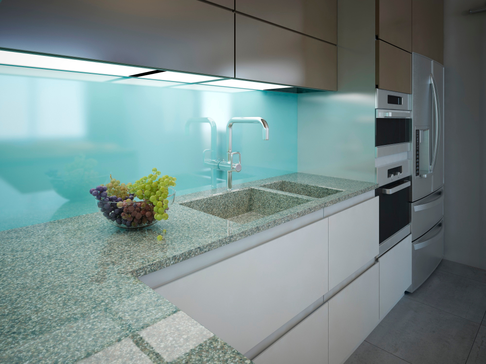 Glass Backsplash