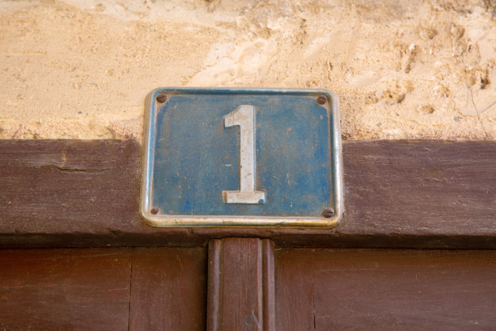 House Number Sign