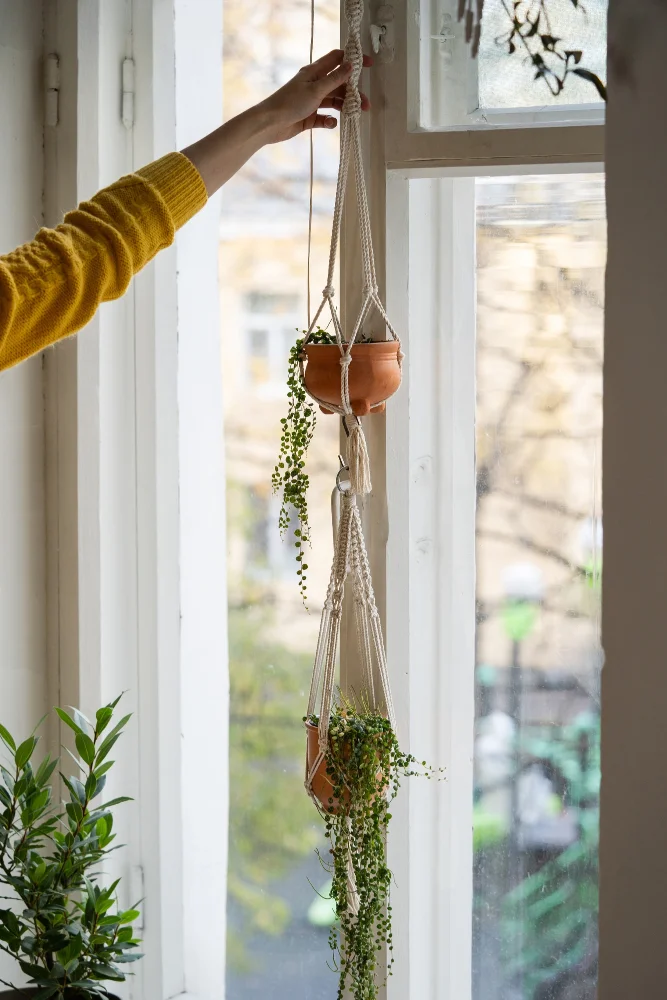 Macrame Hanging above door