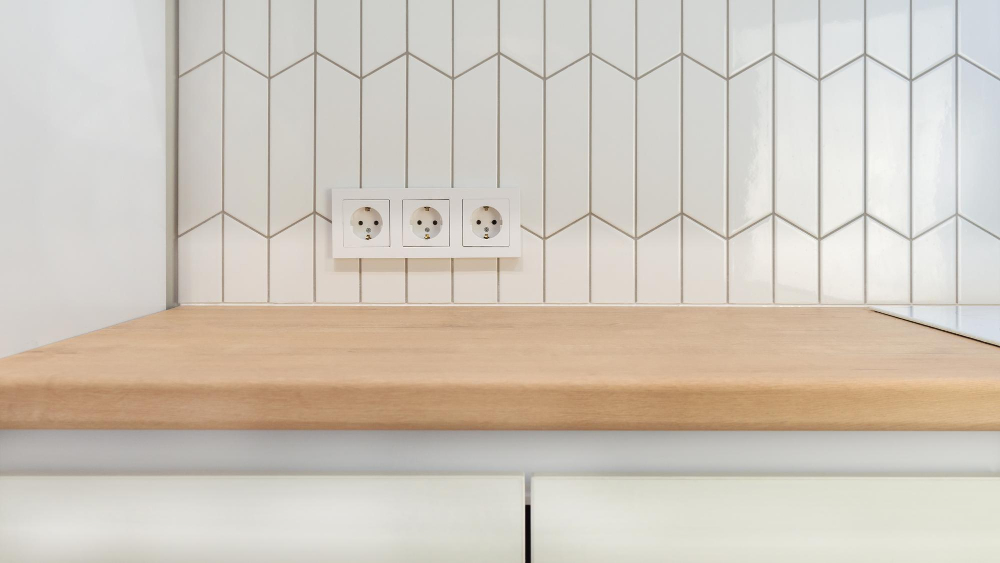 Outlets Into Backsplash