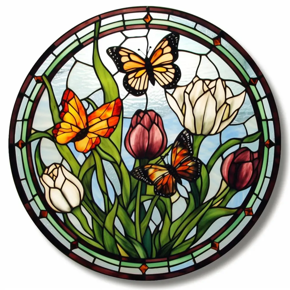 Stained Glass Panel decor