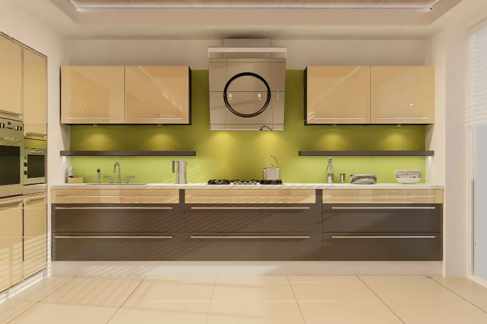 Two-Tone color kitchen Cabinets