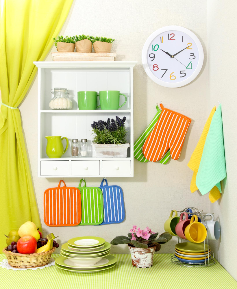 kitchen shelf curtain