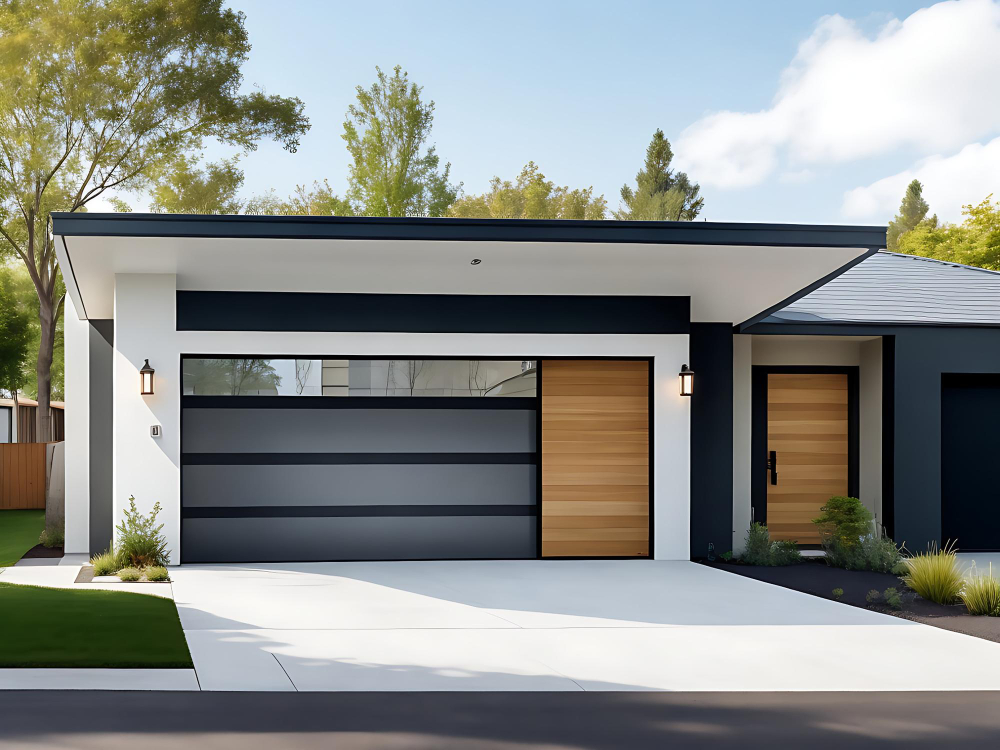 modern garage door