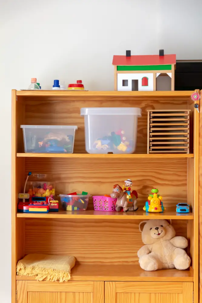 toy storage shelf