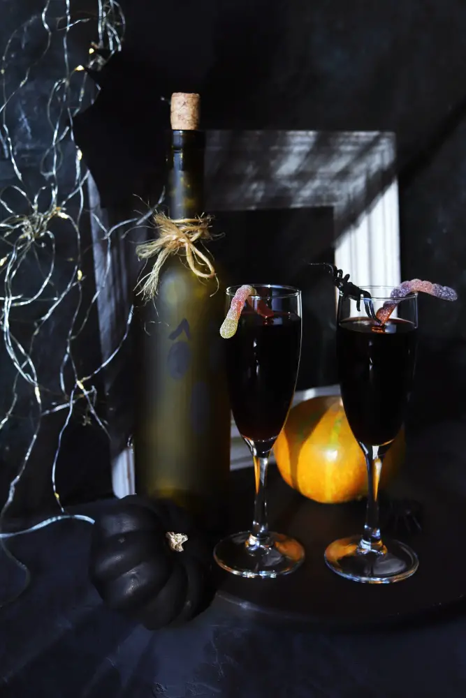 Bloodcurdling Bottle Decor Halloween Kitchen