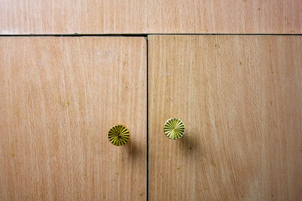 Chipped or Peeling Veneer Kitchen Cabinet Door