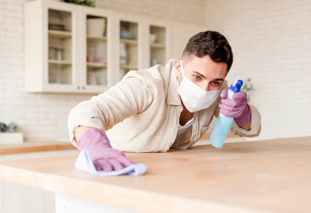 Cleaning Kitchen Table for Chalk Paint