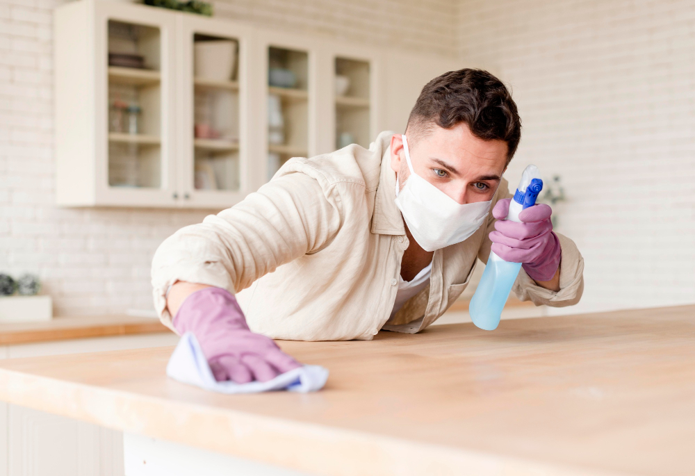 Cleaning Kitchen Table for Chalk Paint