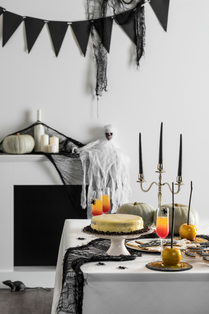 Eerie Wall Decor Halloween Kitchen